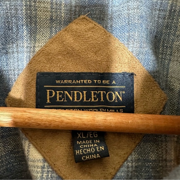 Pendleton Women's Cream Fuzzy Sherpa Zip Up Jacket Size XL - Picture 6 of 9